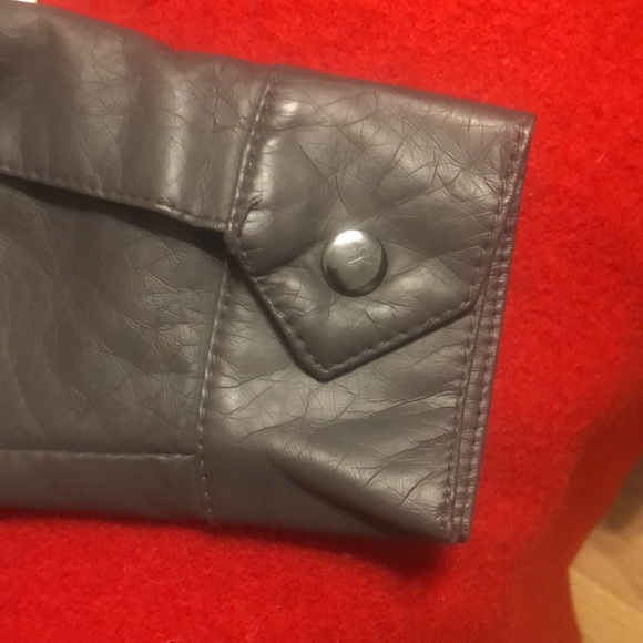 JZ Leather jacket/ never worn/ great condition/ grey/ medium/ woman’s - Picture 6 of 8
